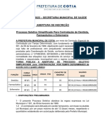 Processo Seletivo 08 2023