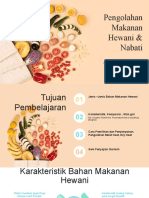 Pengolahan Makanan Hewani Dan Nabati (GIZI KULINER)