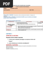 4° Sesión Soporte Emocional