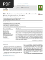 Effect If Bolt Torque and Contact Resistance On Performance of Elctrolyser