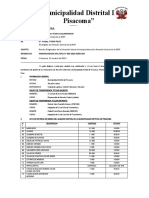 Informe Transferencia de Gestion - Almacen Central