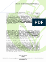 012 Ctto Pestación de Servicios Establecimiento Del Núcleo Forestal