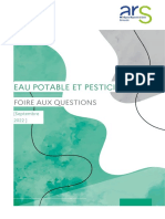 Eau Potable Et Pesticides: Foire Aux Questions