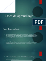 Fases de Aprendizaje