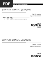 Sony xbr-65x750d 65x755d 65x757d kd-65x7505d Chassis gn2tr Ver.2 Segm - Qe-Am SM