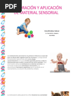 Elaboración y Aplicación de Material Sensorial