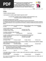 Examen Recuperacion Segundo Trimestre Español 3°