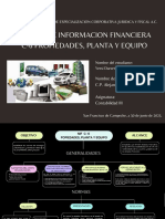 Mapa Conceptual de La Nif C - 6 Propiedades, Planta y Equipo - Yessi Darsett Huchin Sanchez