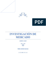 INVESTIGACIÓN DE MERCADO Gelen Moreno