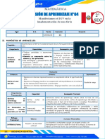 2° Sesión de Aprendizaje Sesión4-Sem.2-Exp.4-Mate