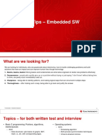 Prep For TI - Embedded SW (With Sample Questions)