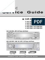 Daewoo Acp-5200rds, 5220RDS, 5240RDS, 5260RDS, 5280RDS, Agc-5200, 5220, 5240, 5260, 5280