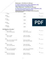 Basic College Mathematics 12th Edition by Bittinger Test Bank