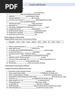 Future Will Tenses Exercises