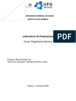 Apostila e Plano de Ensino Laboratrio de Preparaes