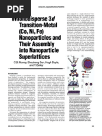 3d Assembly of Fe Co Ni Nano Particles