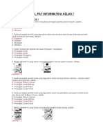 Soal Pat Informatika Kelas 7 Genap