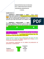 Ejercicio 1 Presupuesto Maestro