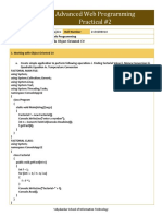 AWP Worksheet - Practical - 2