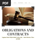 Chapter 2 Essential Requisites of Contracts - Obligations and Contracts