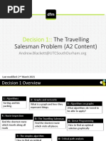 Decision Maths 1 Chapter 5 The Travelling Salesman (A2 Content)