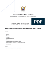 IT 41 - 2021 CBMAL - Inspeção Visual em Instalações Elétricas de Baixa Tensão