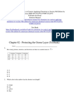 Chemistry in Context Applying Chemistry To Society 8th Edition by American Chemical Society ISBN 007352297X Test Bank