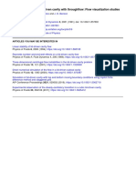 Global Stability of A Lid-Driven Cavity With Throughflow: Flow Visualization Studies