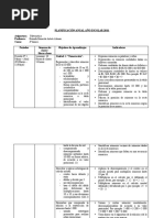 Plan Anual Matematica 4°