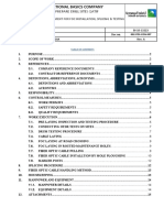 002-PDS-CON-007 Method Statement For FOC Installation, Splicing & Testing