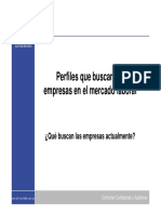 Perfiles Que Buscan Las Empresas en El Mercado Laboral