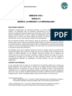 Modulo Ii. Sesión Ii. La Persona y La Personalidad