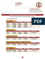 Bis Main Campus Fees Stucture Amended 2022