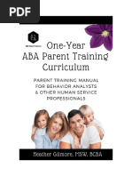 Parent Training Curriculum