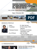 MODUL 1c - Perbandingan Karakteristik Antara Campuran Beraspal Panas Dengan Asbuton Murni - Asbuton Butir B 50-30 Dan Aspal Minyak Pen 60.