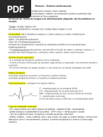 Resumo - Sistema Cardiovascular - 1º Etapa