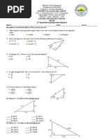 4th Quarter Examination Grade 9