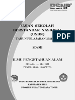 Ujian Sekolah Berstandar Nasional (USBN) : Sd/Mi