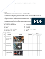 Checklist Perakitan Komputer