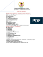 Claves C.B. Colina Actualizadas