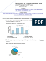 Essential Statistics 1st Edition by Navidi and Monk ISBN Test Bank