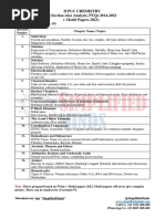 Chemistry Sectionwise Analysis (For 2023)