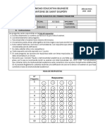 Examen de Noveno Egb - Matematicas