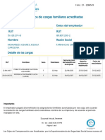 Certificados de Cargas Familiares Acreditadas: Datos Del Afiliado Datos Del Empleador RUT RUT