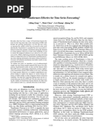 Are Transformers Effective For Time Series Forecasting?