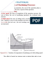 ME - 32021 Chapter (10) Economics of Machining Processes