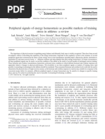 2011 - Peripheral Signals of Energy Homeostasis - Jurimae Et Al - MetClinExp