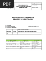 Procedimientos Operativos Estandarizado