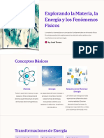 Materia La Energia y Los Fenomenos Fisicos