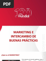 Marketing e Intercambio de Buenas Prácticas